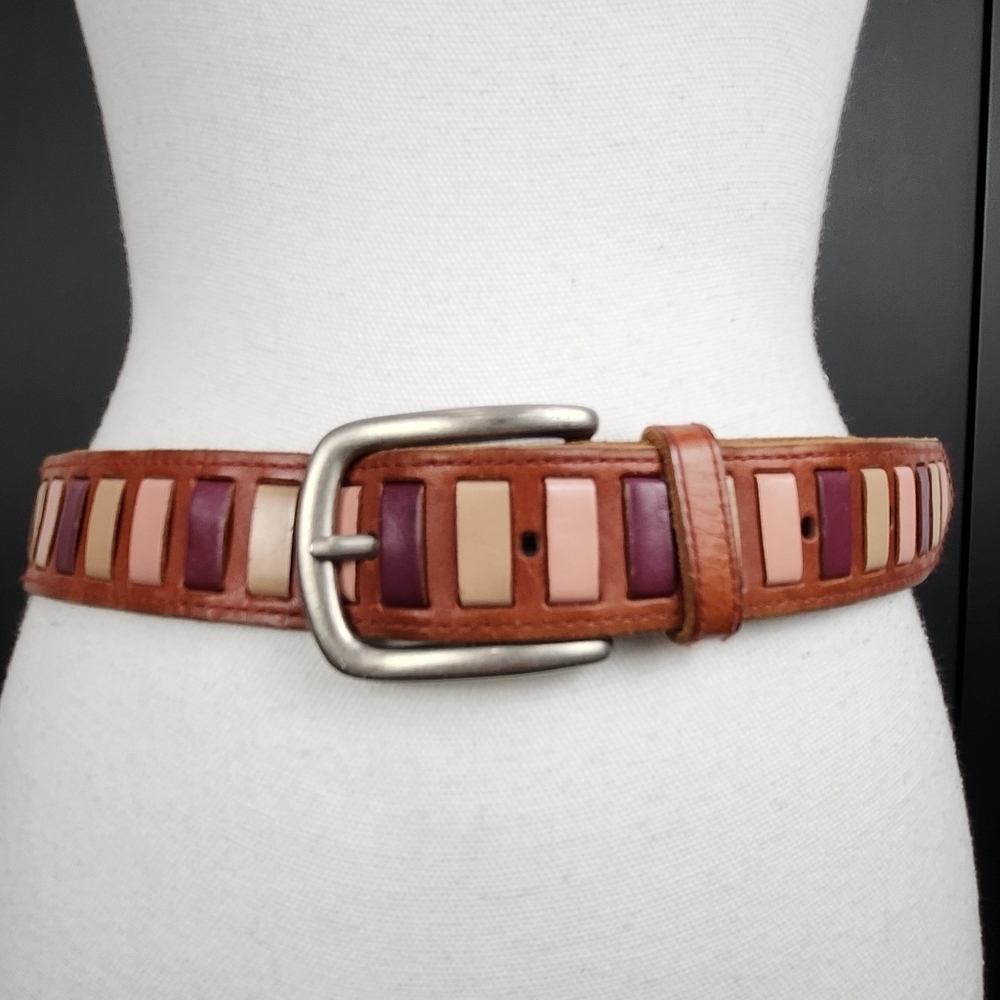 Fossil 100% Leather Belt Size Small